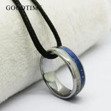 8MM Tungsten Carbide Ring Wood Band Wedding Band
