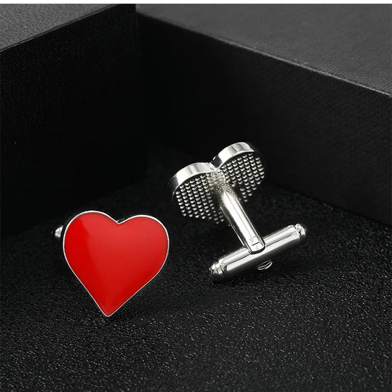 French Alloy Cufflink Shirts Button Buckle with Rhinestones