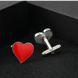 French Alloy Cufflink Shirts Button Buckle with Rhinestones