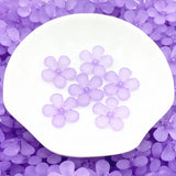 Matte Acrylic Flower Beads Loose Spacer Beads DIY Jewelry Making # F165180