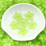 Matte Acrylic Flower Beads Loose Spacer Beads DIY Jewelry Making # F165180