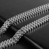 Men 316 Stainless Steel Wide Chain Bracelet Bangle