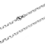 Men Women Couple Matching Titanium Steel Chain Necklace