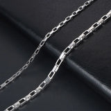 Men Women Couple Matching Titanium Steel Chain Necklace