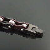 Motorcycle Biker Bicycle Chain Link Bracelet Stainless Steel Punk Jewelry