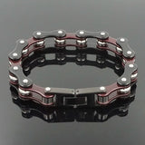 Motorcycle Biker Bicycle Chain Link Bracelet Stainless Steel Punk Jewelry
