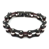 Motorcycle Biker Bicycle Chain Link Bracelet Stainless Steel Punk Jewelry