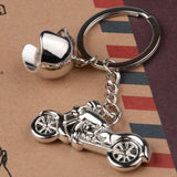 Motorcycle Pendant Alloy Keychain Key Ring Gift