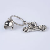 Motorcycle Pendant Alloy Keychain Key Ring Gift