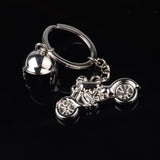 Motorcycle Pendant Alloy Keychain Key Ring Gift