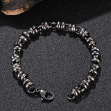 Stainless Steel Chain & Link Bracelets Punk Rock Bangle