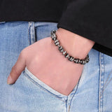 Stainless Steel Chain & Link Bracelets Punk Rock Bangle