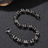 Stainless Steel Chain & Link Bracelets Punk Rock Bangle