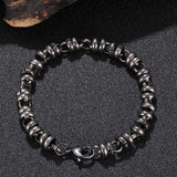 Stainless Steel Chain & Link Bracelets Punk Rock Bangle