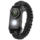 Outdoor LED Light Survival Umbrella Rope SOS Bracelet