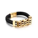 Retro Engine Bike Stainless Steel Bracelet