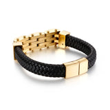 Retro Engine Bike Stainless Steel Bracelet