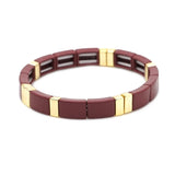 Iron Man Bangle Stretch Jewelry Stacking Bracelet