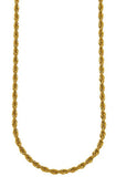Men Twisted Steel Golden Link Chain Necklace Jewelry