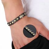 Men Women Weight Loss Bracelet Slimming Anti-Fatigue Healing Hematite Beads