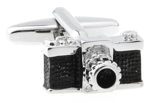 Men's Camera Cuff Links - Copper Material, Option