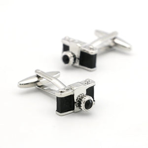 Men's Camera Cuff Links - Copper Material, Option
