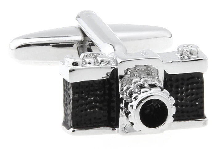 Men's Camera Cuff Links - Copper Material, Option