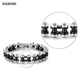 Men's Chain Bracelets Biker Motorcycle Stainless Steel Jewelry