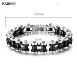 Men's Chain Bracelets Biker Motorcycle Stainless Steel Jewelry