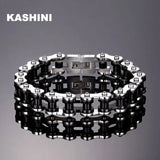 Men's Chain Bracelets Biker Motorcycle Stainless Steel Jewelry