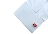 Men's Cola Can Cuff Links Copper Red