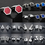 Men's Key/Horse/Fan Business Cufflinks for Gentlemen