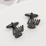 Men's French Shirt Cufflinks Vulgar Symbol Stainless Steel Jewelry