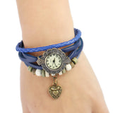Men's & Women's Couple Quartz Watch Leather Wristwatches