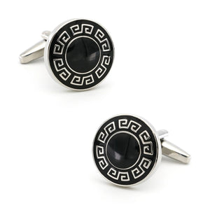 Men's Copper Round Cuff Links