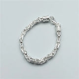 925 Sterling Silver Chain Bracelet Wedding Party Jewelry Christmas