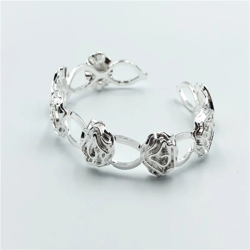 925 Sterling Silver Chain Bracelet Wedding Party Jewelry Christmas