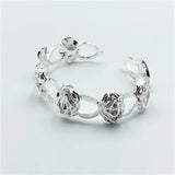 925 Sterling Silver Chain Bracelet Wedding Party Jewelry Christmas
