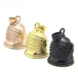 Motor Biker Skull Bell Pendant Stainless Steel Gift