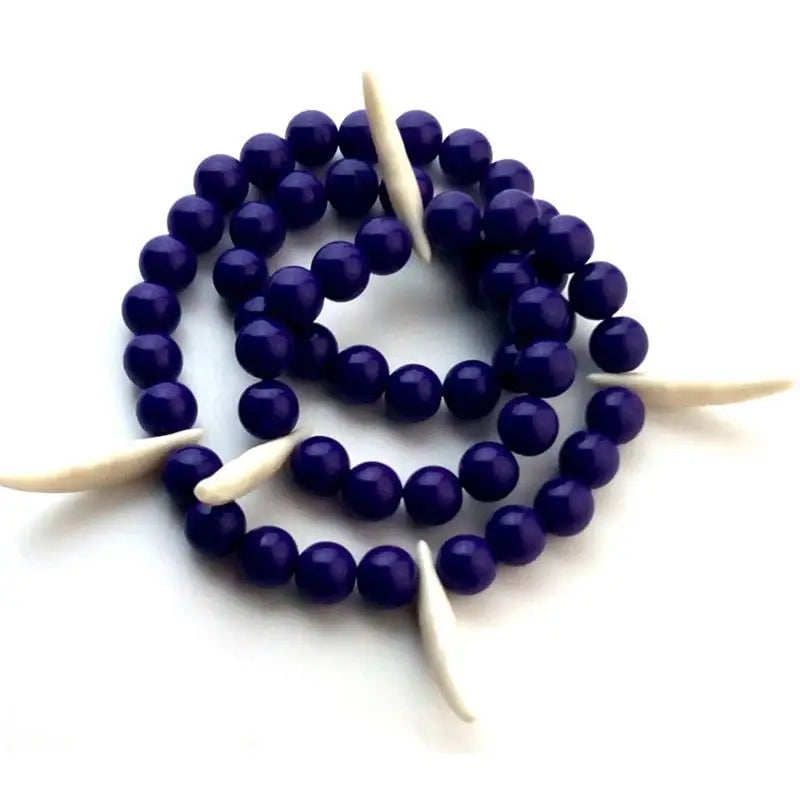 Anime Inuyasha Beaded Necklace Purple
