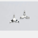 Mermaid Tail 925 Silver Charms 21x17mm Pendant DIY Jewelry Making