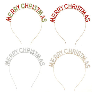 Christmas Letter Headband Romantic Retro Head Band Jewelry