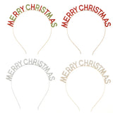 Christmas Letter Headband Romantic Retro Head Band Jewelry