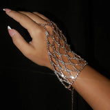 Mesh Tassel Bracelet for Women Bead Boho Christmas Accessory