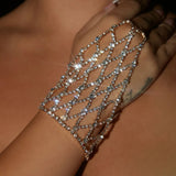 Mesh Tassel Bracelet for Women Bead Boho Christmas Accessory