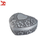 Metal Antique Jewelry Box Ring Jewelry Storage Organizer Chest
