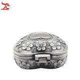 Metal Antique Jewelry Box Ring Jewelry Storage Organizer Chest