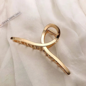 Geometric Metal Hair Clips For Women Crab Hairpin Girls Hair Accessories