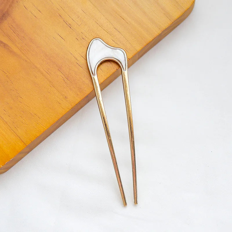 Metal U-shaped Hair Clips for Women