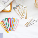 Metal U-shaped Hair Clips for Women